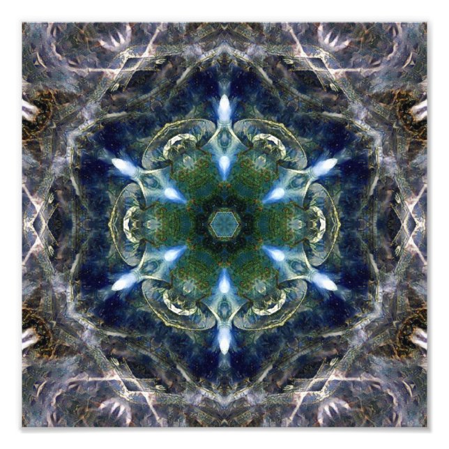 Folk Mandala  Photo Print (Front)