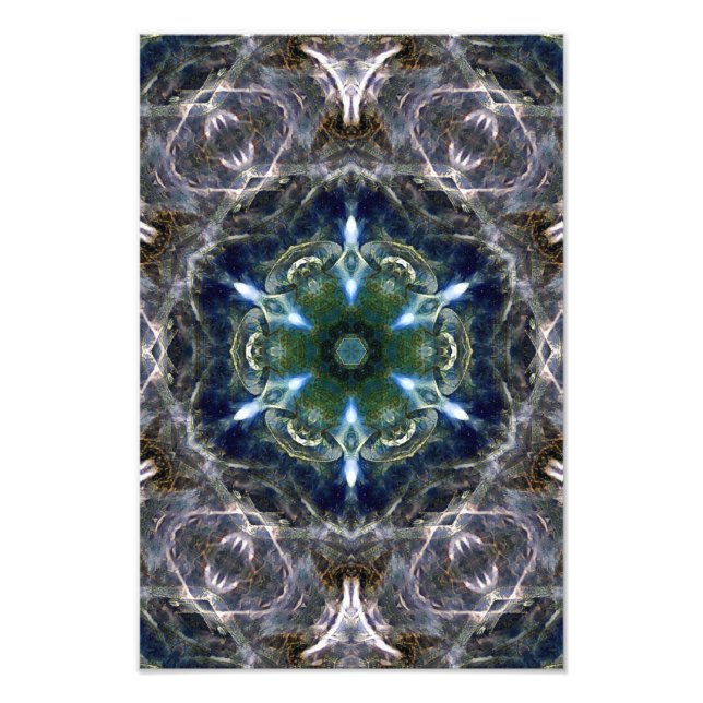 Folk Mandala  Photo Print (Front)