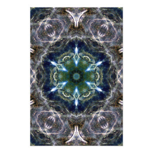 Folk Mandala  Photo Print