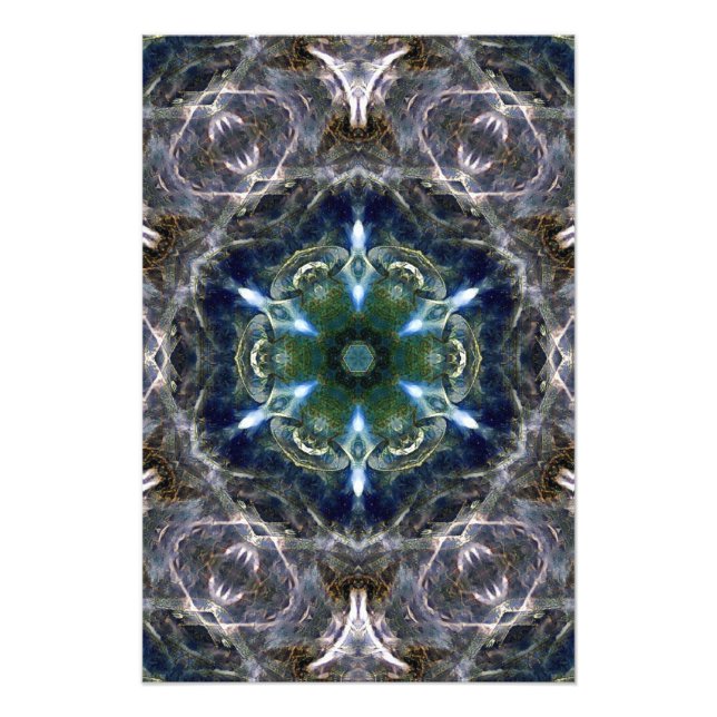 Folk Mandala  Photo Print (Front)