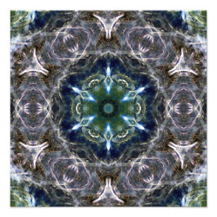 Folk Mandala  Photo Print