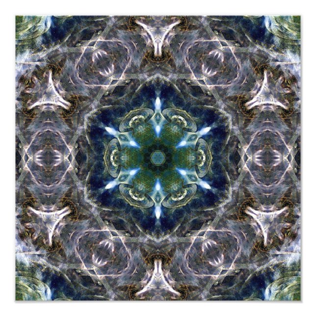 Folk Mandala  Photo Print (Front)