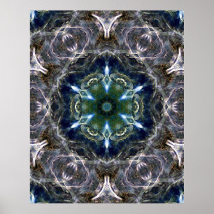 Folk Mandala Poster