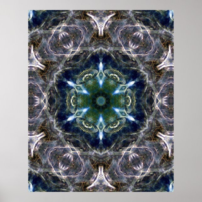 Folk Mandala  Poster (Front)