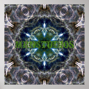 Folk Mandala  Poster