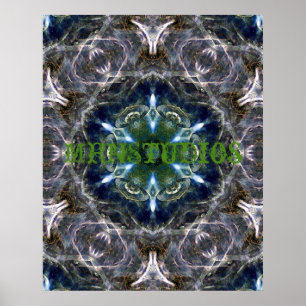 Folk Mandala  Poster