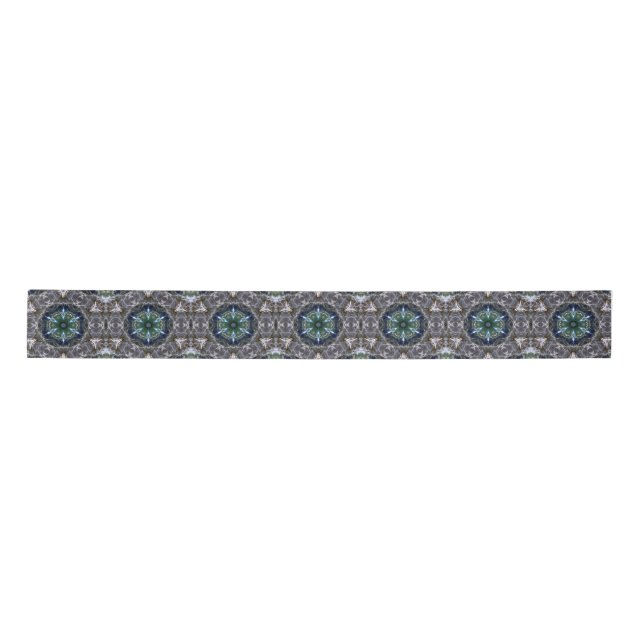 Folk Mandala  Satin Ribbon (Front)