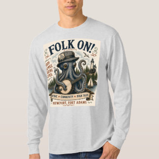 Folk on Octopus. T-Shirt