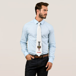 Folk pattern of Polish highlanders - Parzenica 1 Tie