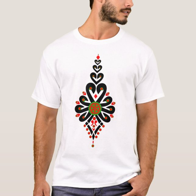 Folk pattern of Polish highlanders - Parzenica T-Shirt (Front)