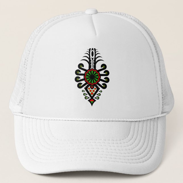 Folk pattern of Polish highlanders - Parzenica Trucker Hat (Front)