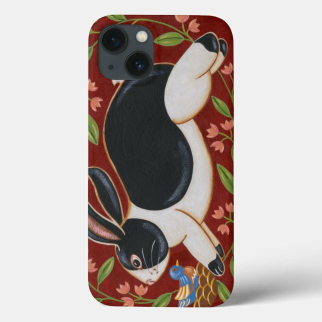Folk Rabbit Case-Mate iPhone Case (Back)