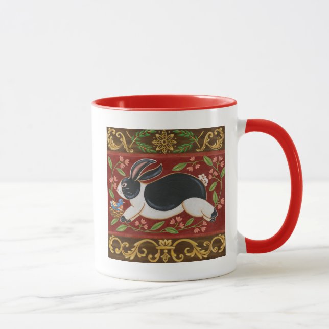 Folk Rabbit Mug (Right)
