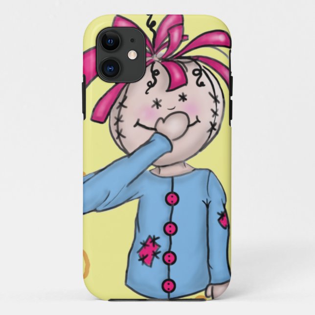 Folk Rag Doll Cartoon Case-Mate iPhone Case (Back)