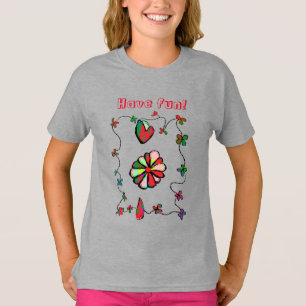Folk Retro Quaint and Happy Art T-Shirt