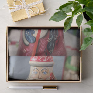 Folk Santa Claus Photo Tissue Paper