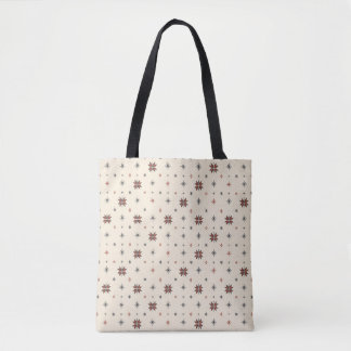 Folk Star Symbol Seamless Pattern Tote Bag