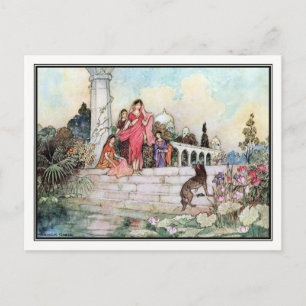 Folk Tales of Bengal by Warwick Goble Postcard