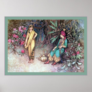 Folk Tales of Bengal ~ Vintage Fine Art Poster