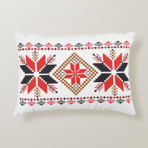 Folk Weave  Decorative Cushion