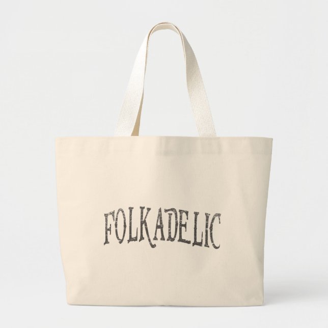 Folkadelic Large Tote Bag (Front)