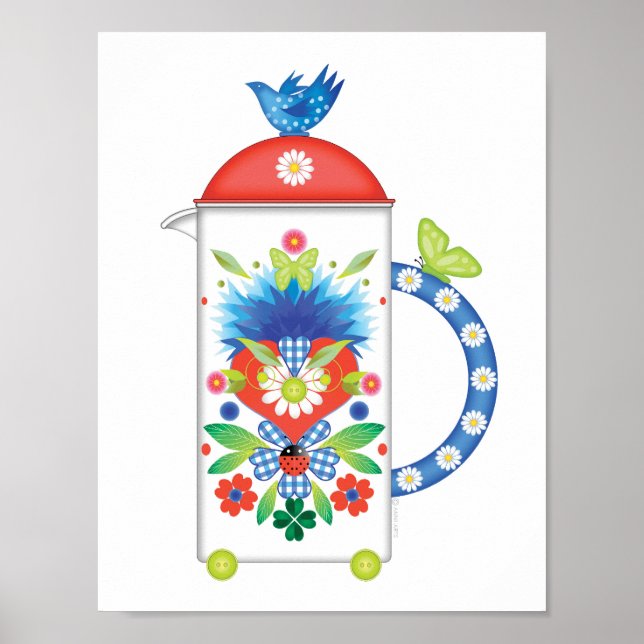 FolkFest Cafetiere Poster (Front)