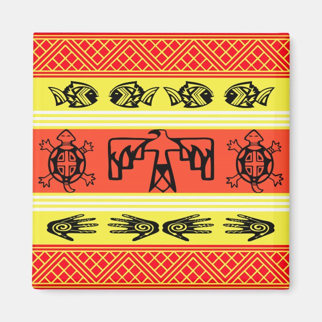 Folklore design magnet (Front)