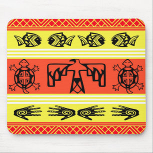 Folklore design mouse mat