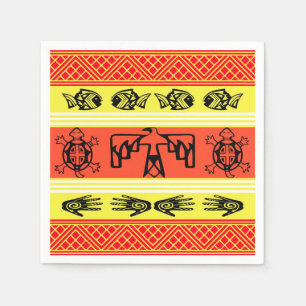 Folklore design napkin