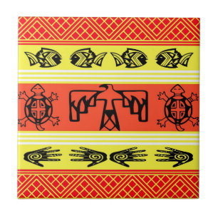 Folklore design tile