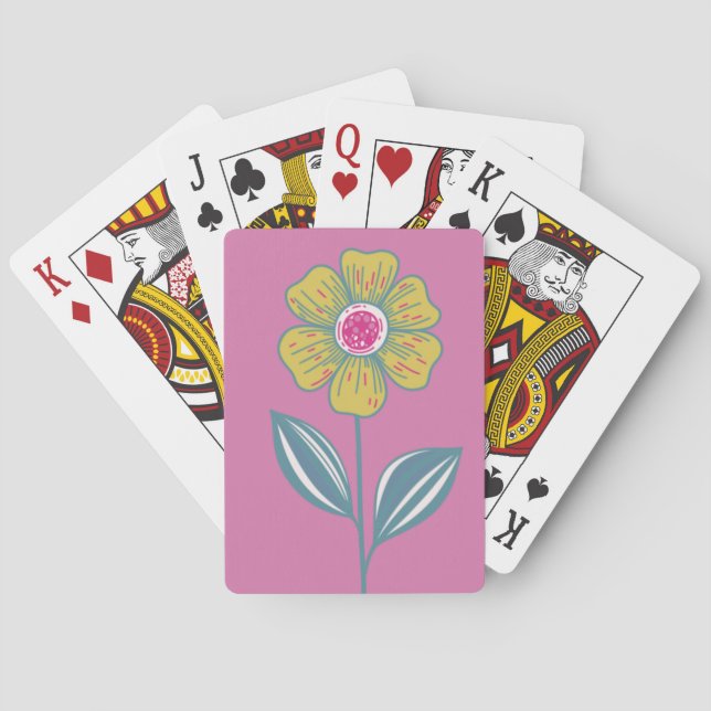 Folklore Flower Playing Cards (Back)