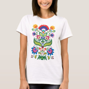 Folklore flowers, mix of colours 5 T-Shirt