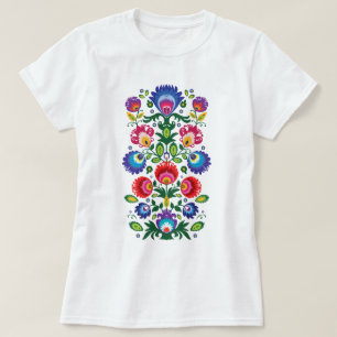 Folklore flowers, mix of colours 6 T-Shirt