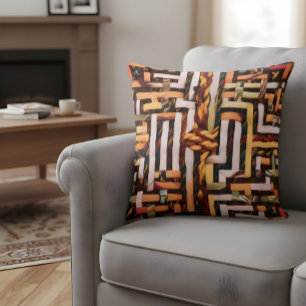 Folklore motif  cushion