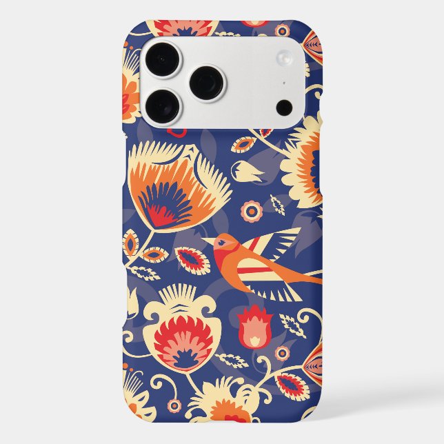 💛🧡💙Folklore pattern with yellow flowers 002 (Back)