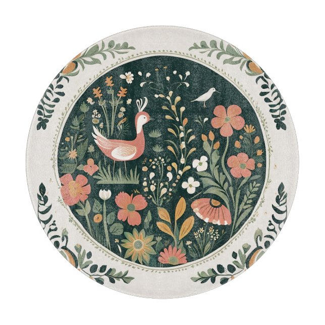Folklore Spring Cutting Board (Front)