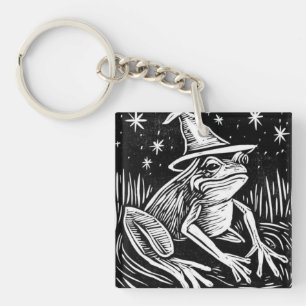 FolkloreFrogWizard Key Ring