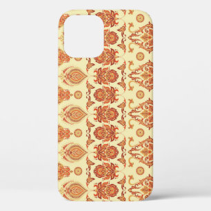 Folkloric Batik Floral Ethnic Pattern iPhone 12 Case