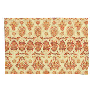 Folkloric Batik Floral Ethnic Pattern Pillowcase