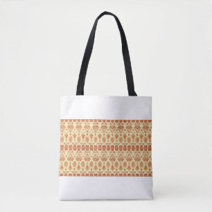 Folkloric Batik vintage ornament. Ethnic Floral se Tote Bag