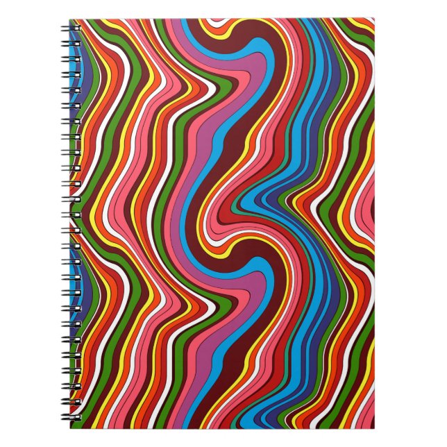 Folkloristic patterns abstraction notebook (Front)