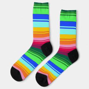 Folkloristic patterns abstraction socks
