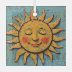 Folksy Sun Glass Tree Decoration