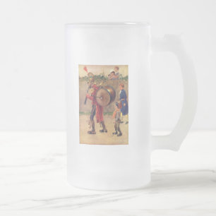 Folktale Frosted Glass Beer Mug