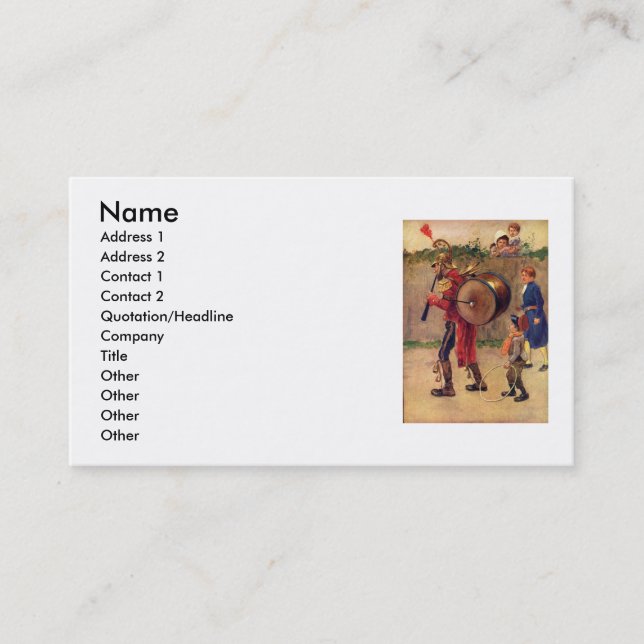 Folktales Business Card (Front)
