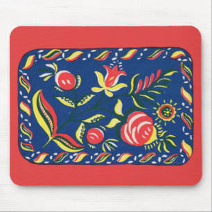 folky Pennsylvania Dutch motif Mouse Mat