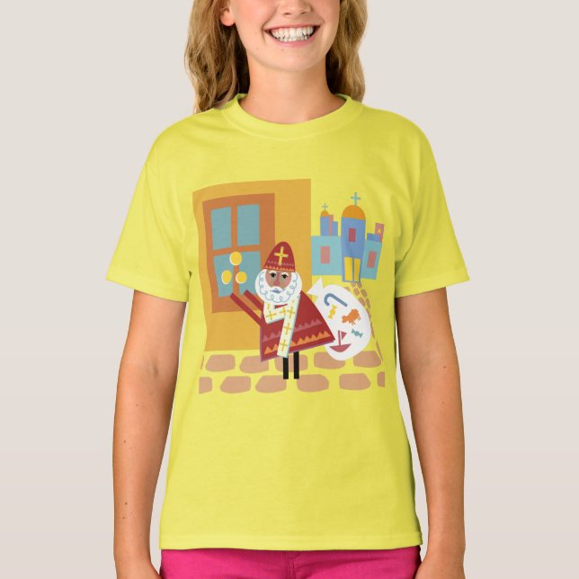 Folky St. Nicholas T-Shirt (Front)