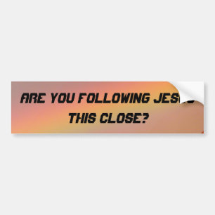 FOLLOW BUMPER STICKER