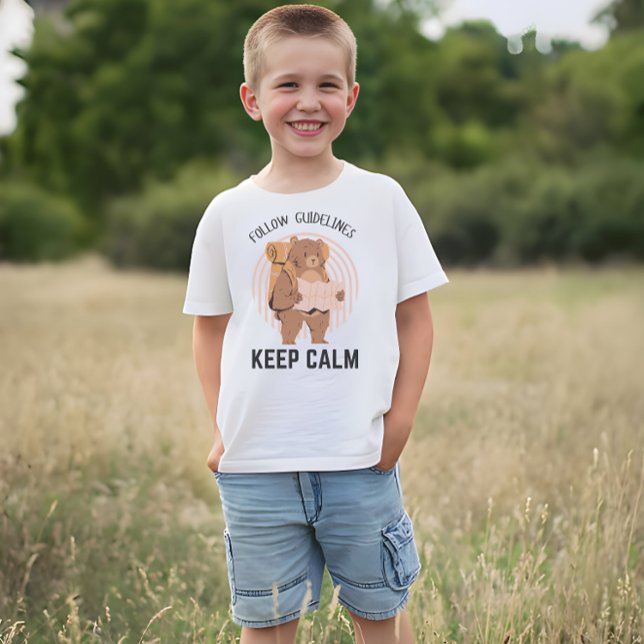 Follow guidelines keep calm T-Shirt (Creator Uploaded)
