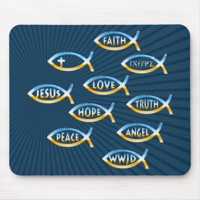 Follow Him | Christian Community Mouse Mat (Front)